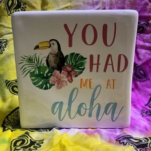 ☀️2 for $22☀️ Tropical Decor Blocks.